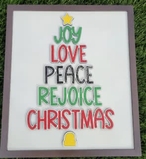 Framed Christmas Sign Workshop - October 21st
