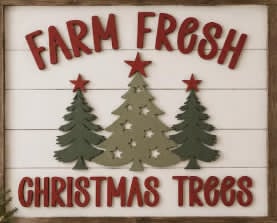 Framed Christmas Sign Workshop - October 21st