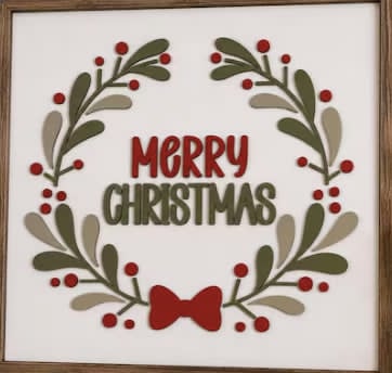 Framed Christmas Sign Workshop - October 21st