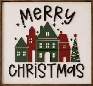 Framed Christmas Sign Workshop - October 21st