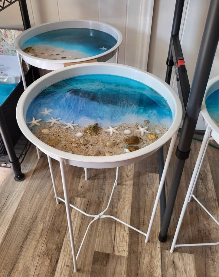 Larger Epoxy Top Tray Table Workshop - August 25th