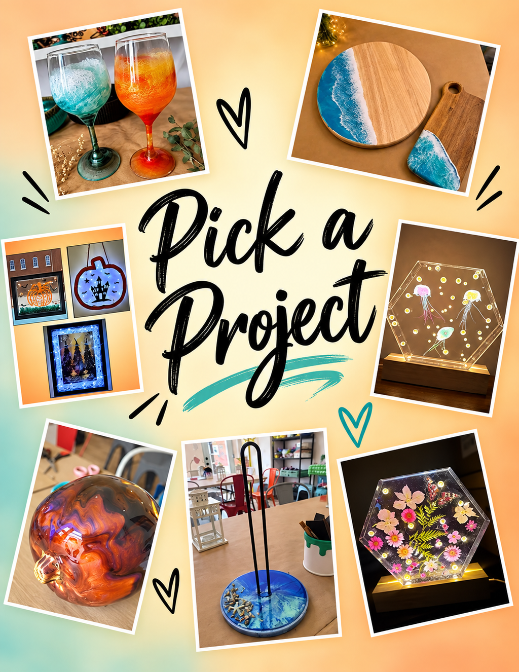 Pick a Project - Beginner Epoxy and More - October 27th