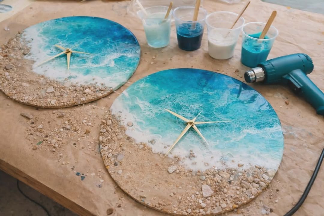 Epoxy Clocks - Saturday April 18th