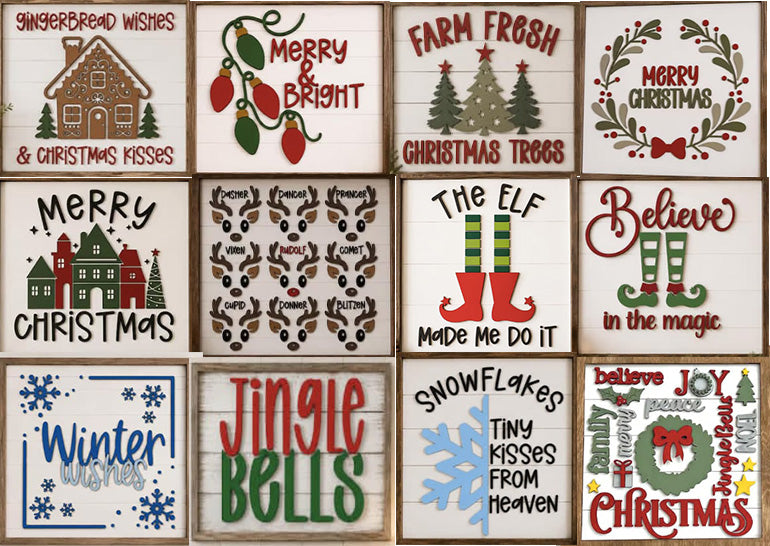 Framed Christmas Sign Workshop - October 21st