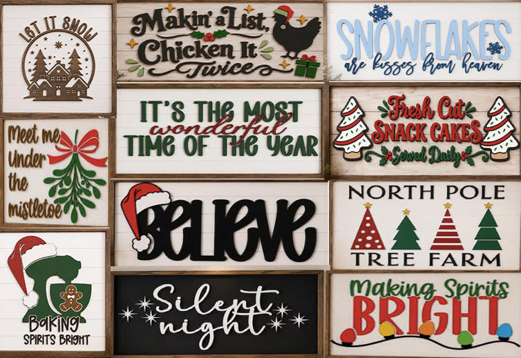 Framed Christmas Sign Workshop - October 21st