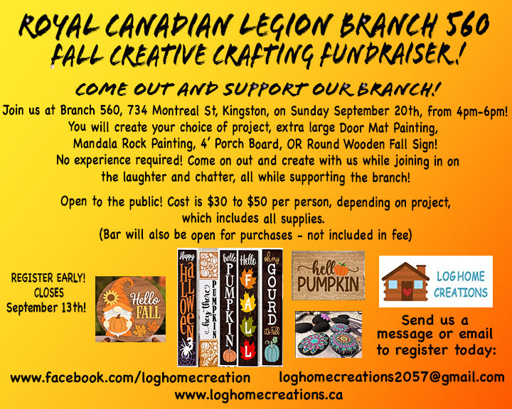 Kingston Legion Fundraising Craft Day - Pick a Project - September 20th - OPEN TO THE PUBLIC