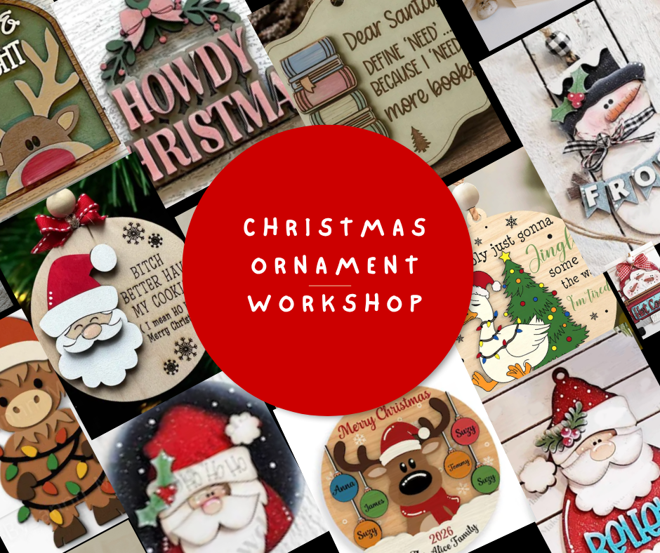 Christmas Ornaments & Pizza Workshop - November 4th