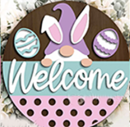 Easter - Blank DIY Round Sign Kits