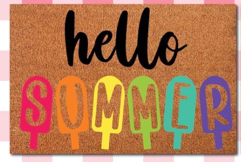 Creative Door Mat Painting - June 10th