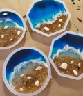 Epoxy Coasters - Playing with Colours & Flowers - August 19th