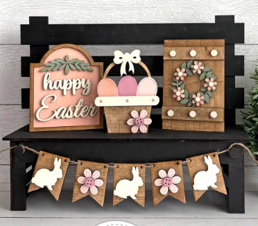 Bench & Sign Sets - Mini Interchangeable