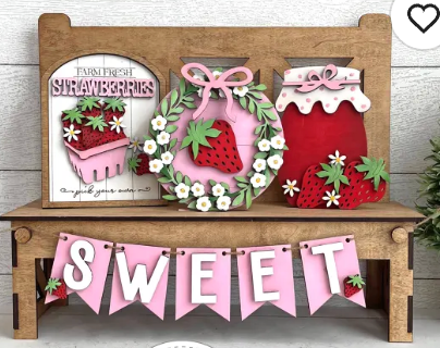 Bench & Sign Sets - Mini Interchangeable