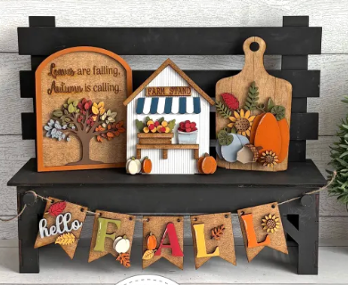 Bench & Sign Sets - Mini Interchangeable