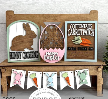 Bench & Sign Sets - Mini Interchangeable