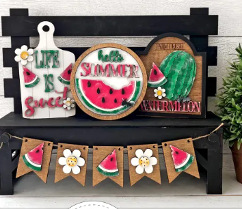 Bench & Sign Sets - Mini Interchangeable