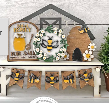 Bench & Sign Sets - Mini Interchangeable