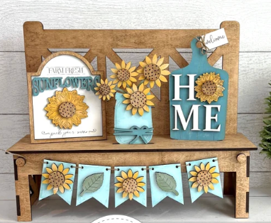 Bench & Sign Sets - Mini Interchangeable