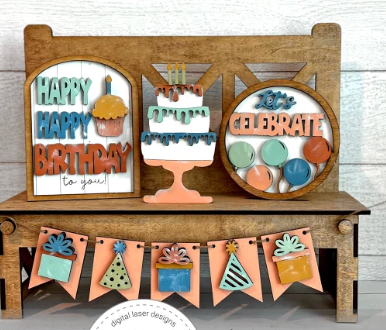 Bench & Sign Sets - Mini Interchangeable