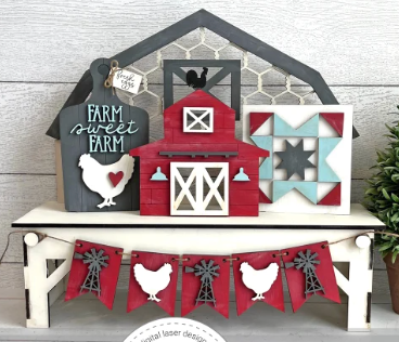 Bench & Sign Sets - Mini Interchangeable