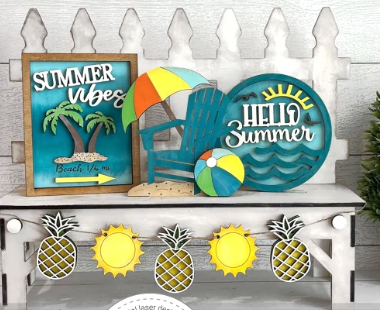 Bench & Sign Sets - Mini Interchangeable