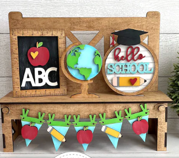 Bench & Sign Sets - Mini Interchangeable