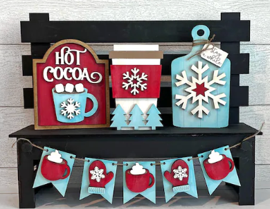 Bench & Sign Sets - Mini Interchangeable
