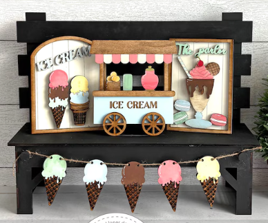 Bench & Sign Sets - Mini Interchangeable