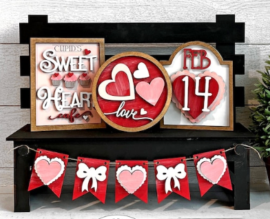 Bench & Sign Sets - Mini Interchangeable