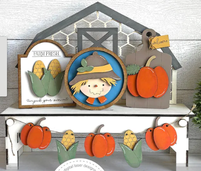 Bench & Sign Sets - Mini Interchangeable