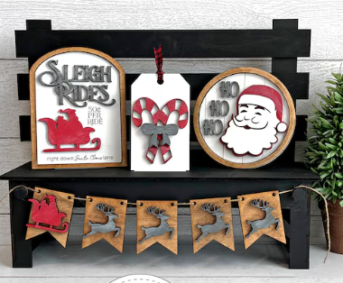 Bench & Sign Sets - Mini Interchangeable