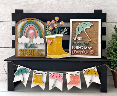 Bench & Sign Sets - Mini Interchangeable
