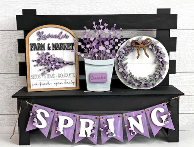 Bench & Sign Sets - Mini Interchangeable