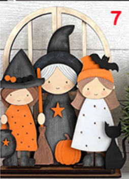 Fall & Halloween Shelf Sitters & Porch Boards - Thursday October 8th