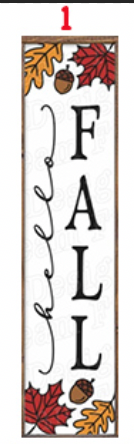 Fall & Halloween Shelf Sitters & Porch Boards - Thursday October 8th