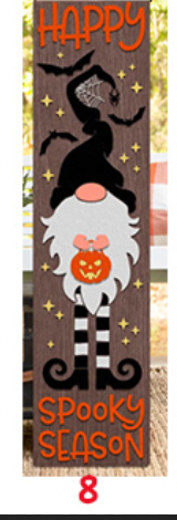 Fall & Halloween Shelf Sitters & Porch Boards - Thursday October 8th
