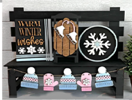 Christmas Countdown & Interchangeable Bench Set Paint Event - November 1st