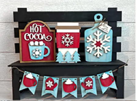Christmas Countdown & Interchangeable Bench Set Paint Event - November 1st