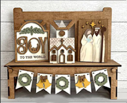 Christmas Countdown & Interchangeable Bench Set Paint Event - November 1st