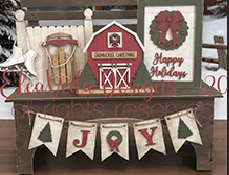 Christmas Countdown & Interchangeable Bench Set Paint Event - November 1st