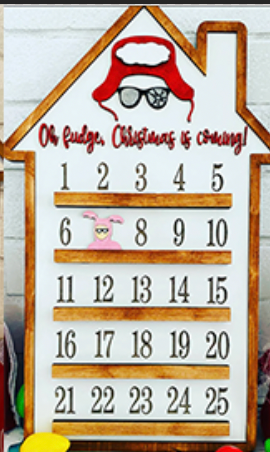 Christmas Countdown & Interchangeable Bench Set Paint Event - November 1st