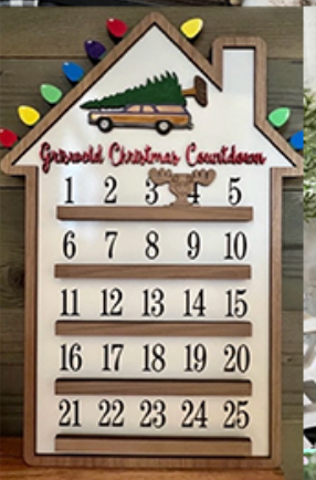 Christmas Countdown & Interchangeable Bench Set Paint Event - November 1st