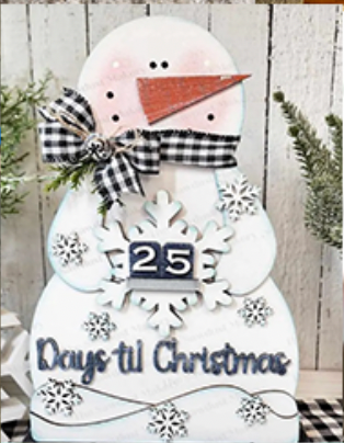 Christmas Countdown & Interchangeable Bench Set Paint Event - November 1st