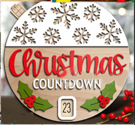 Christmas Countdown & Interchangeable Bench Set Paint Event - November 1st
