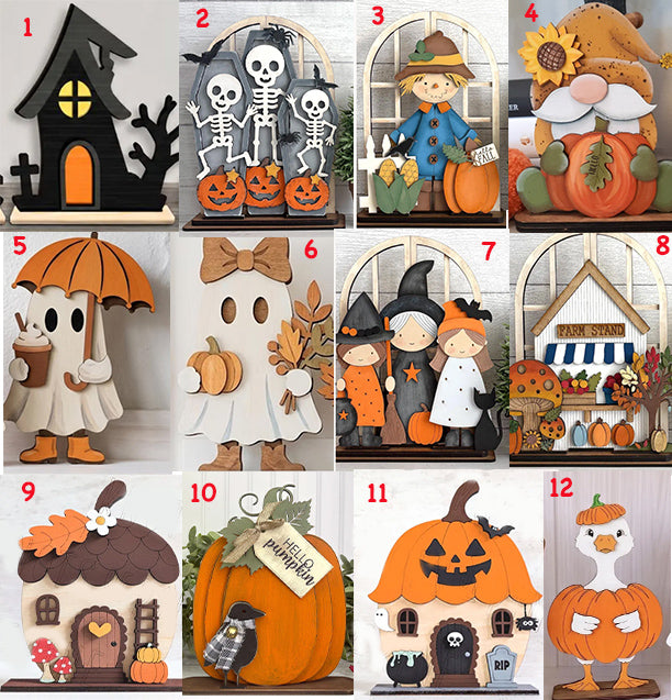Fall & Halloween Shelf Sitters & Porch Boards - Tuesday October 6th