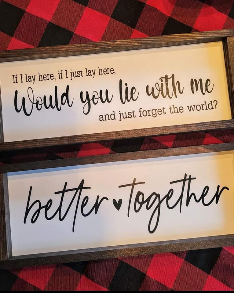 Custom Framed Signs - TO ORDER