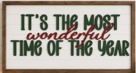 Framed Christmas Sign Workshop - October 21st