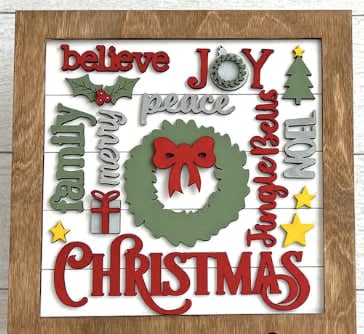 Framed Christmas Sign Workshop - October 21st