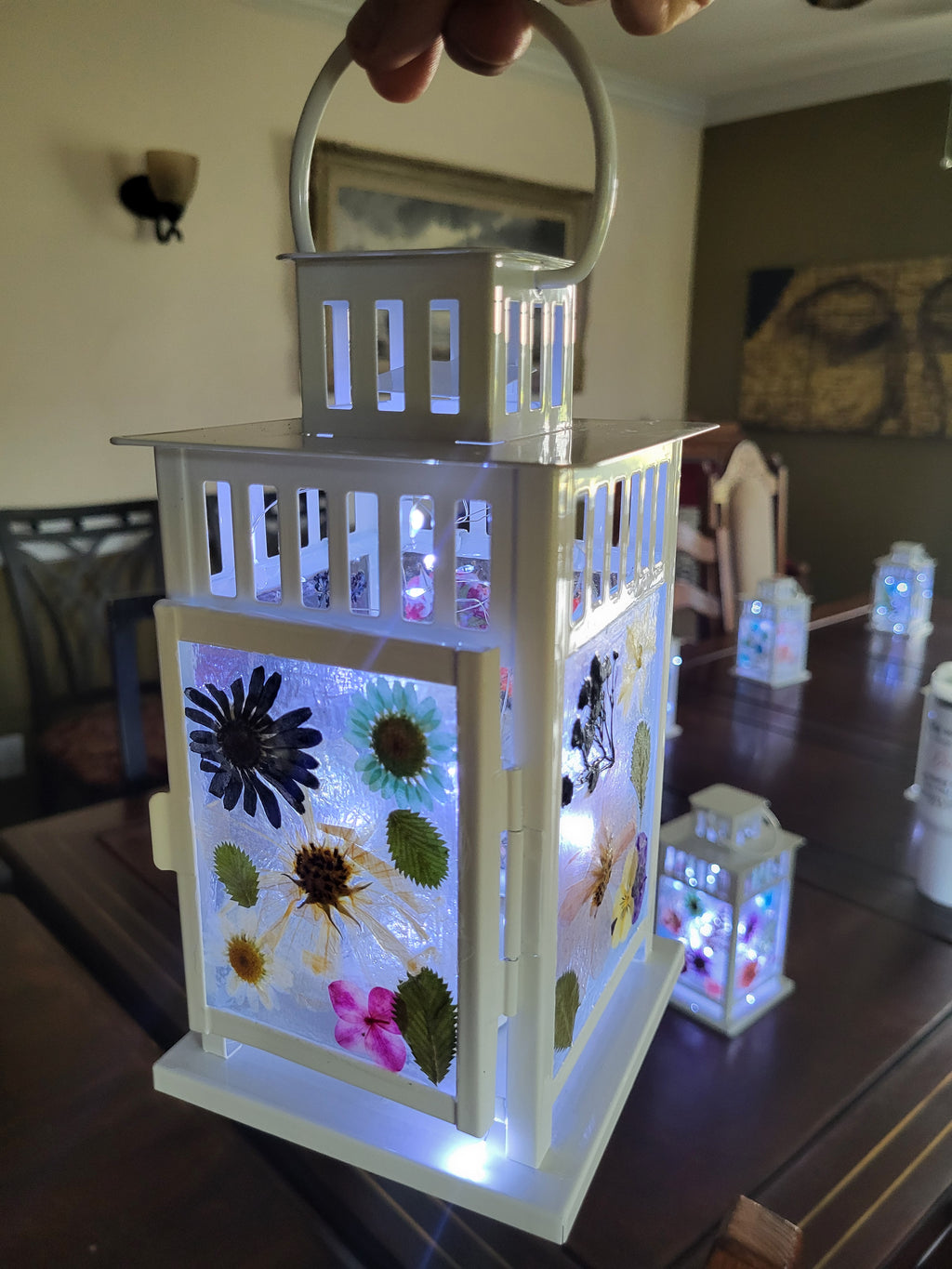 Floral Lighted Lanterns - August 6th