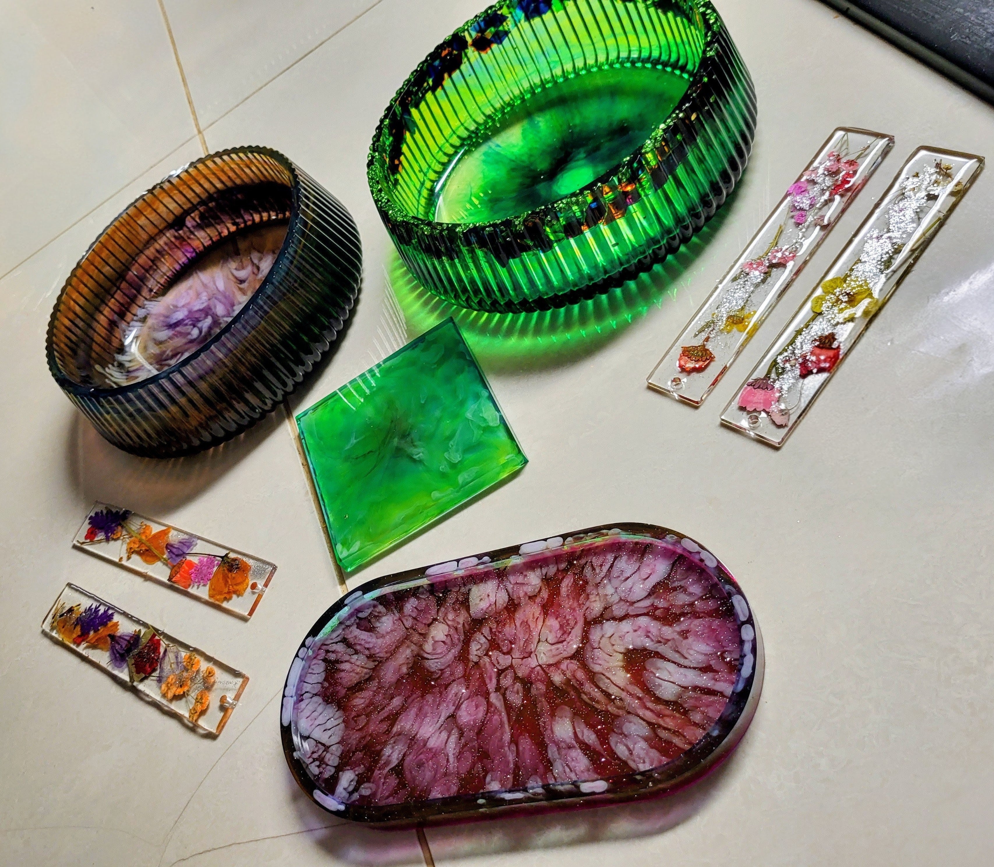 Epoxy Bowl & Small Oval Tray Event - July 29th